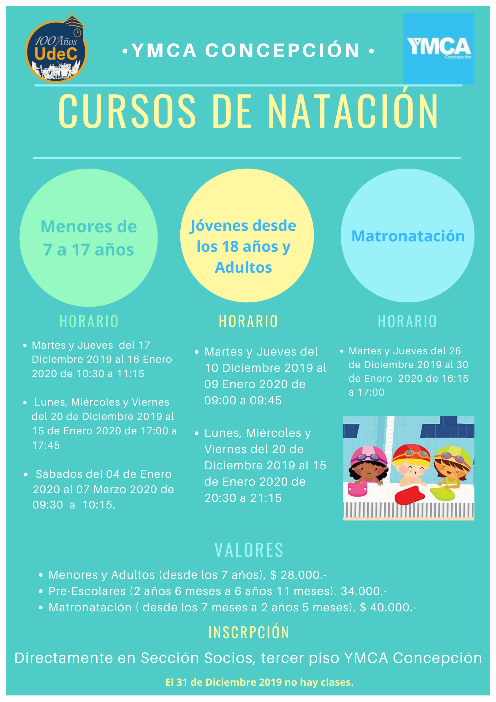 Cursos De Natacion Ymca Dirper Udec Cl